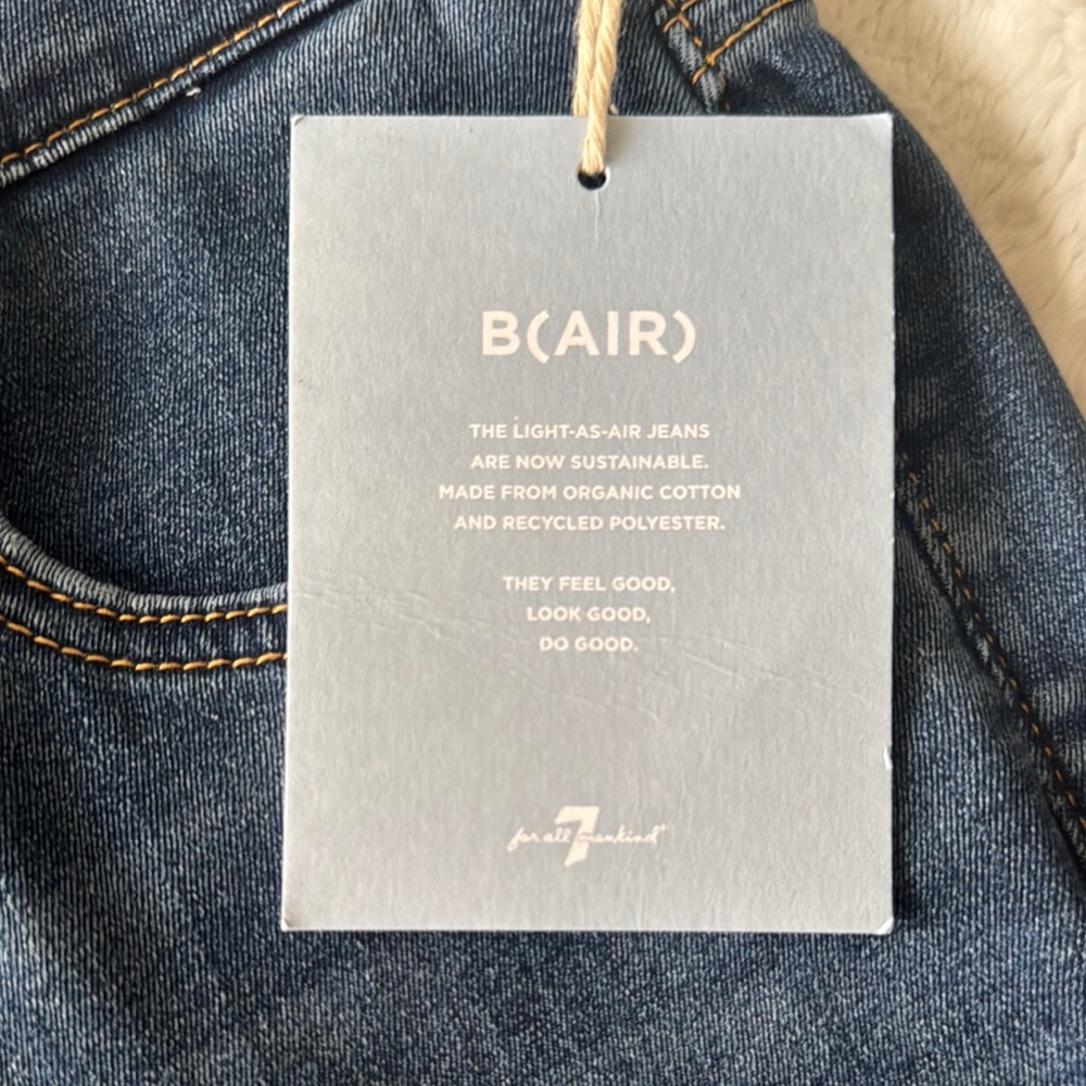 7 For All Mankind The Ankle Skinny Dutchess Blue Denim Jeans Size 27